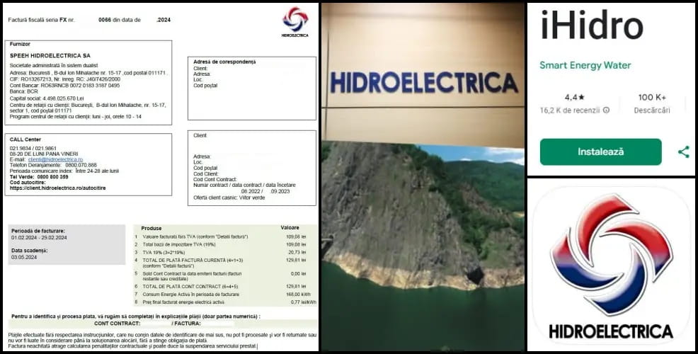 vizualizare factura Hidroelectrica